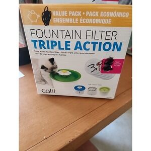 Catit Triple Action Replacement Original Water Fountain Filters‎ 3 Pack